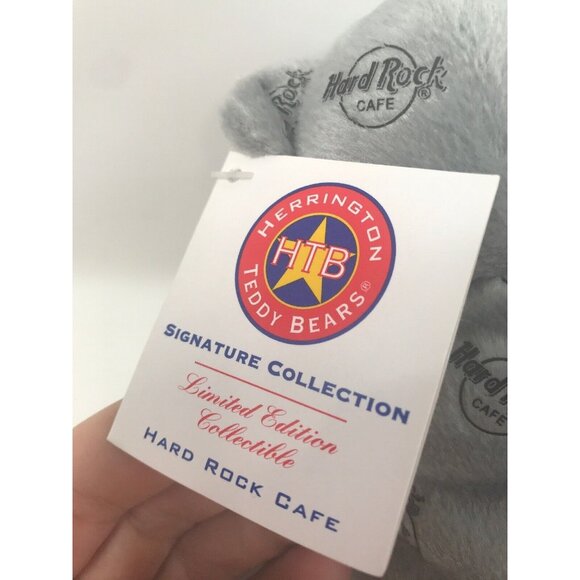 Hard Rock Cafe Singapore Beanie Bear With Guitar New Signature Collection - Picture 5 of 5